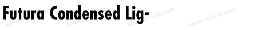 Futura Condensed Lig字体转换